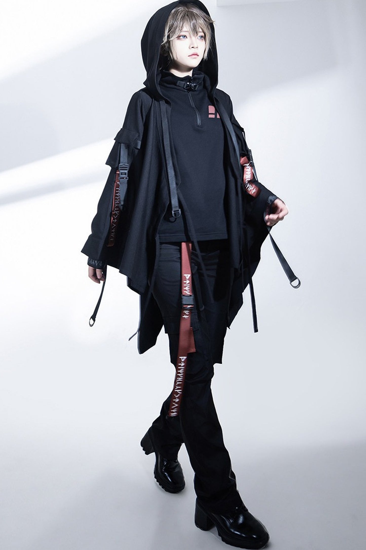 Wasteland Techwear Slim-Fit Pants+Leg warmers