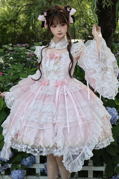 Sugar Blossom Chinese Lolita Dress