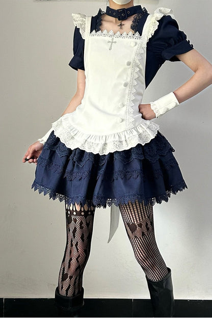 Dark Gothic Maid Lolita Set
