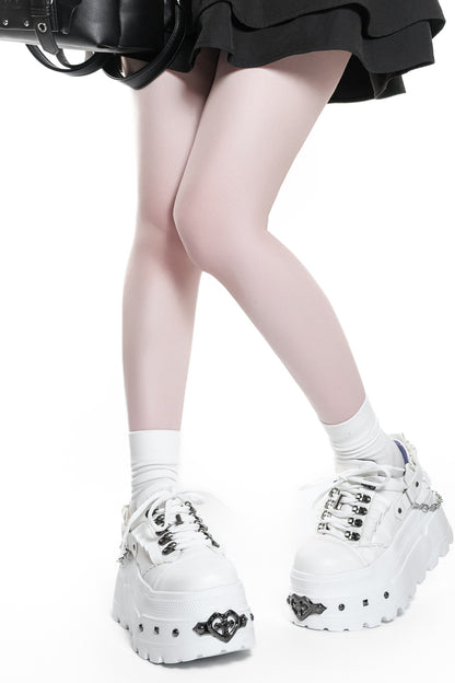 Scarpe platform gotiche subculturali