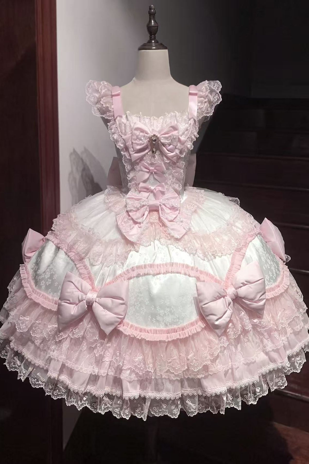 Cotton Candy Ribbon Princess Dress