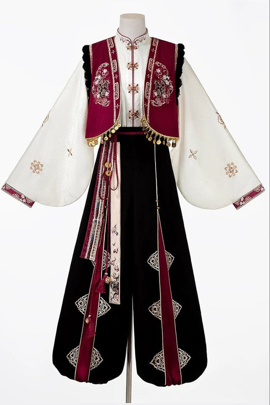 Ethnic Vest and Pants Set-Up