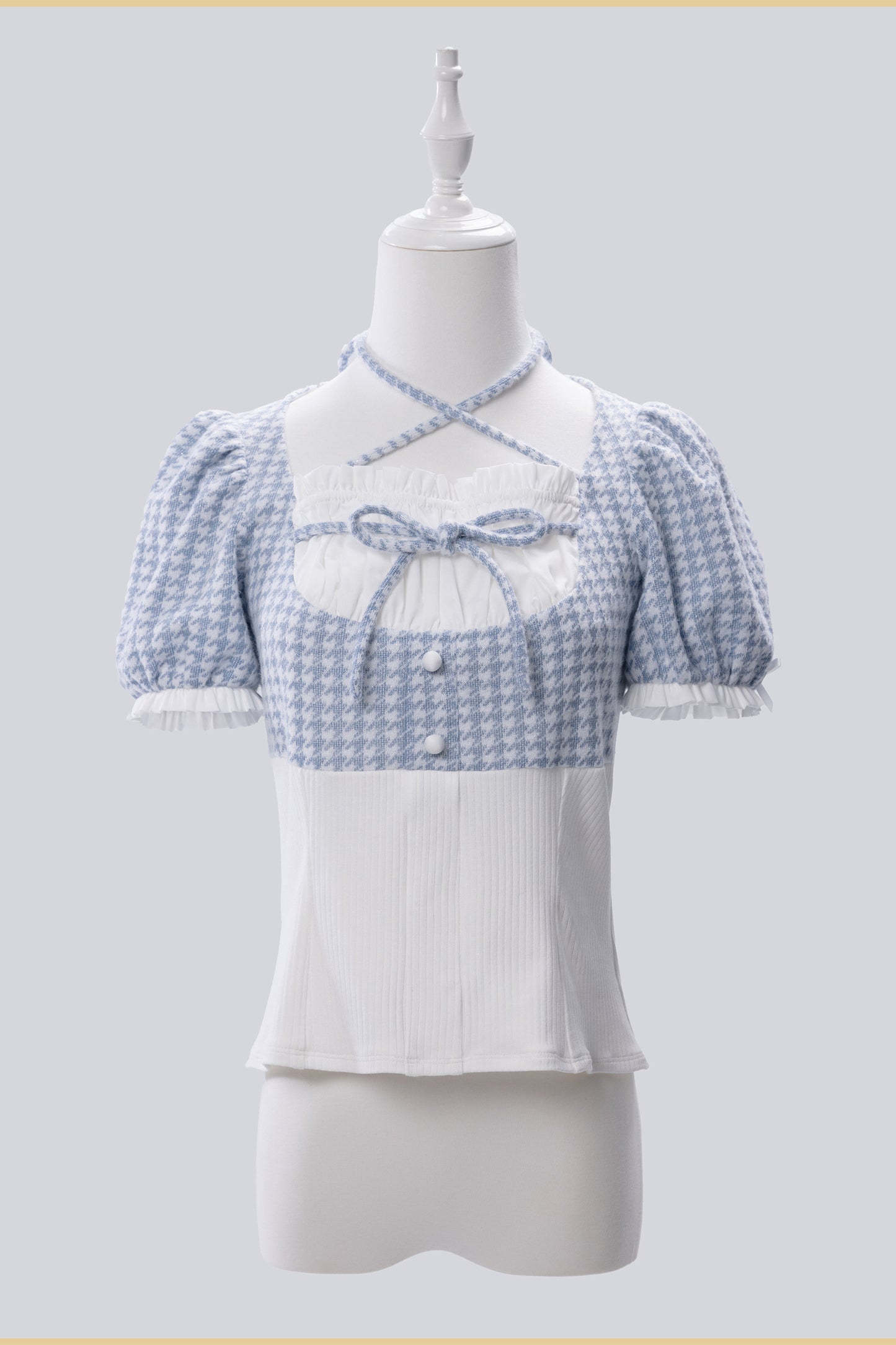 Conjunto idol con volante de estilo muñeca