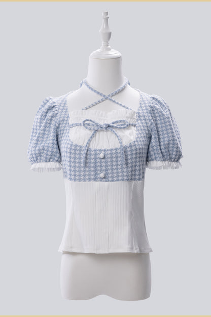 Conjunto idol con volante de estilo muñeca