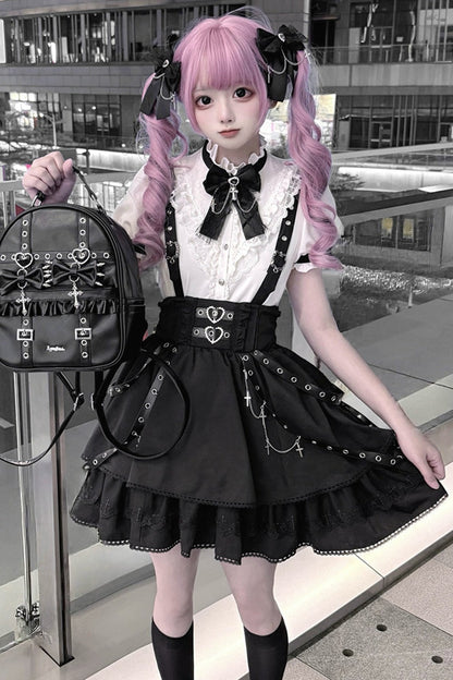 Studded Tote Backpack