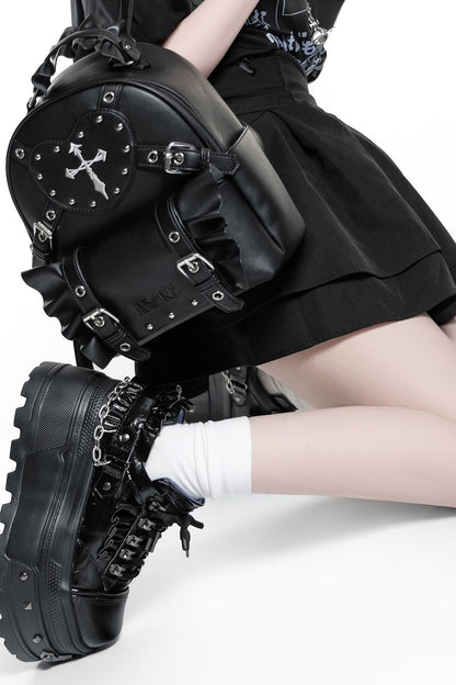 Scarpe platform gotiche subculturali