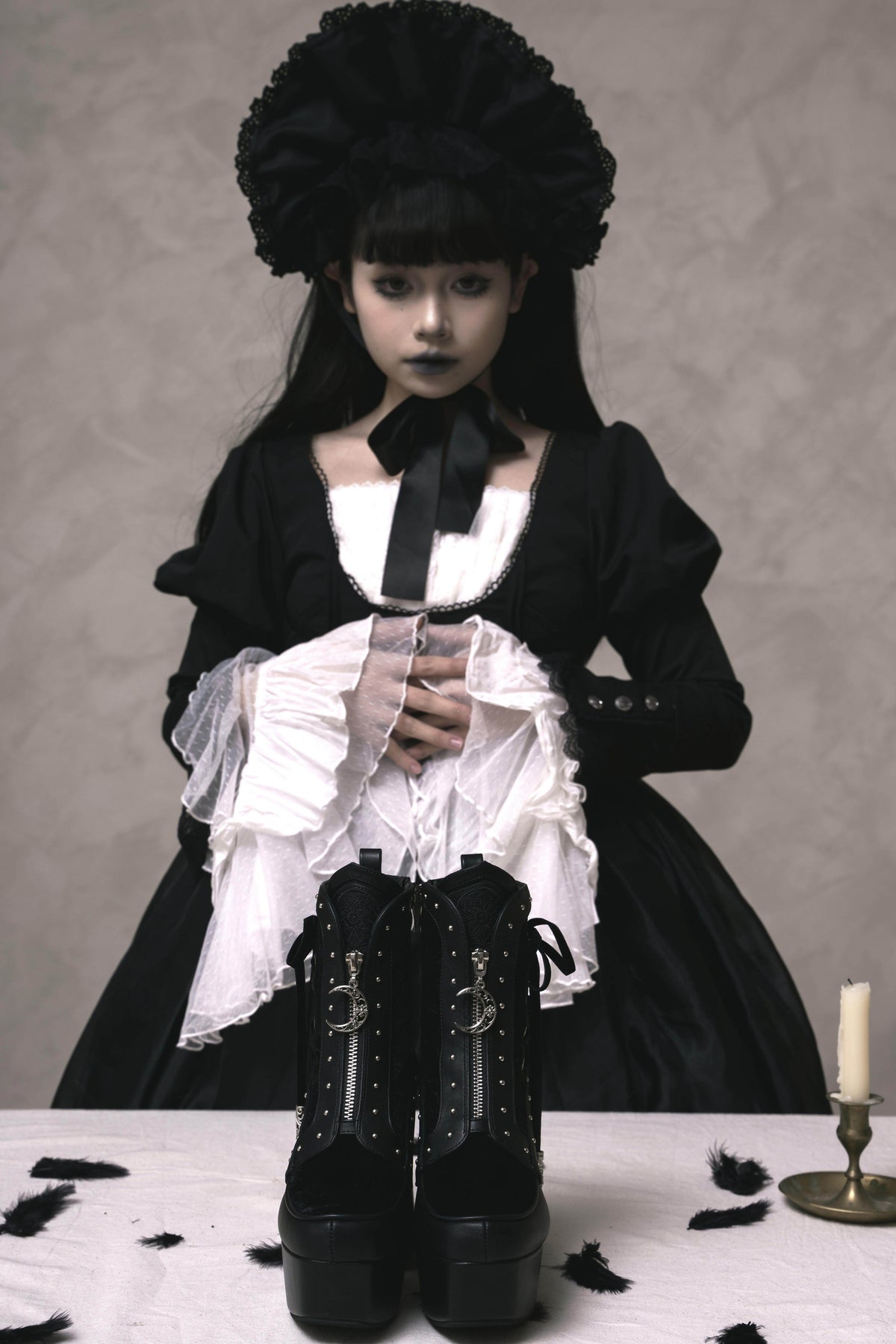 Gothic Platform Ankle Boots