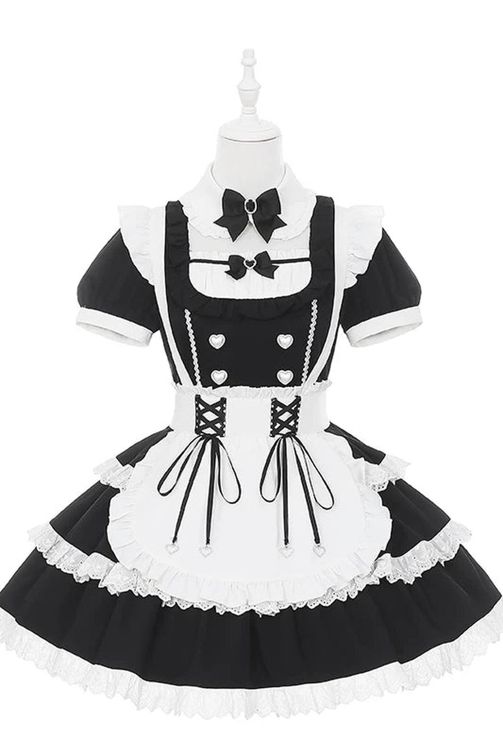 Japanisches Maid-Kleid und Rock-Set
