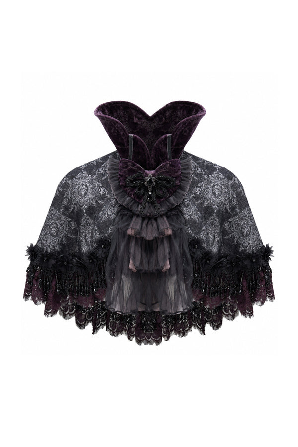 Dark Victorian Gothic Cape