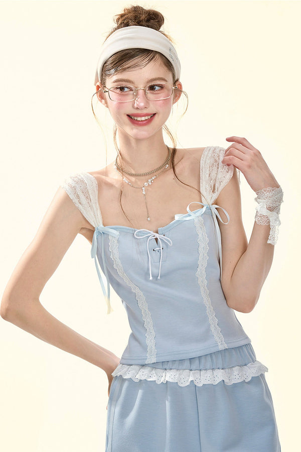 French Girly Baby Blue Set