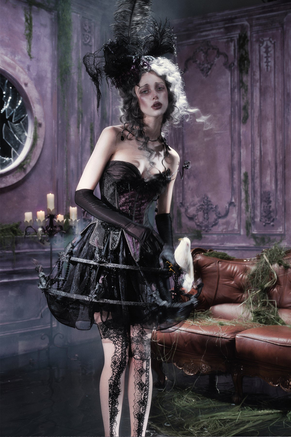 Gothic Soul-Catching Lantern Skirt
