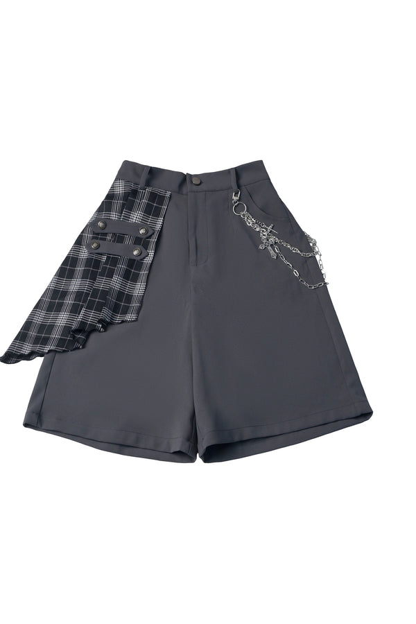 Rebellious Chord Raglan Scarf Short Sleeve Pants Set-Up