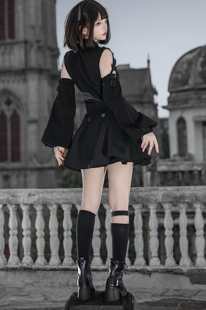 Dark Tactical Prince Dress and Pants Set