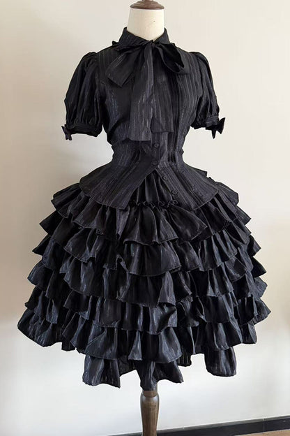 Multi-Layered Ruffle Skirt