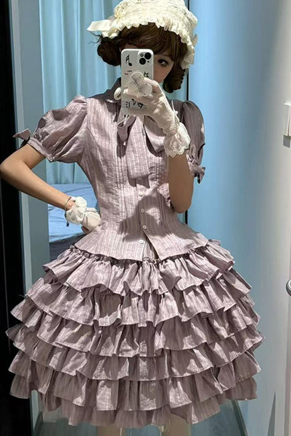Multi-Layered Ruffle Skirt