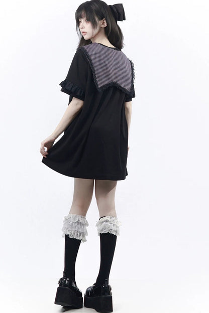 Grape Oolong T-Shirt Dress + Accessories