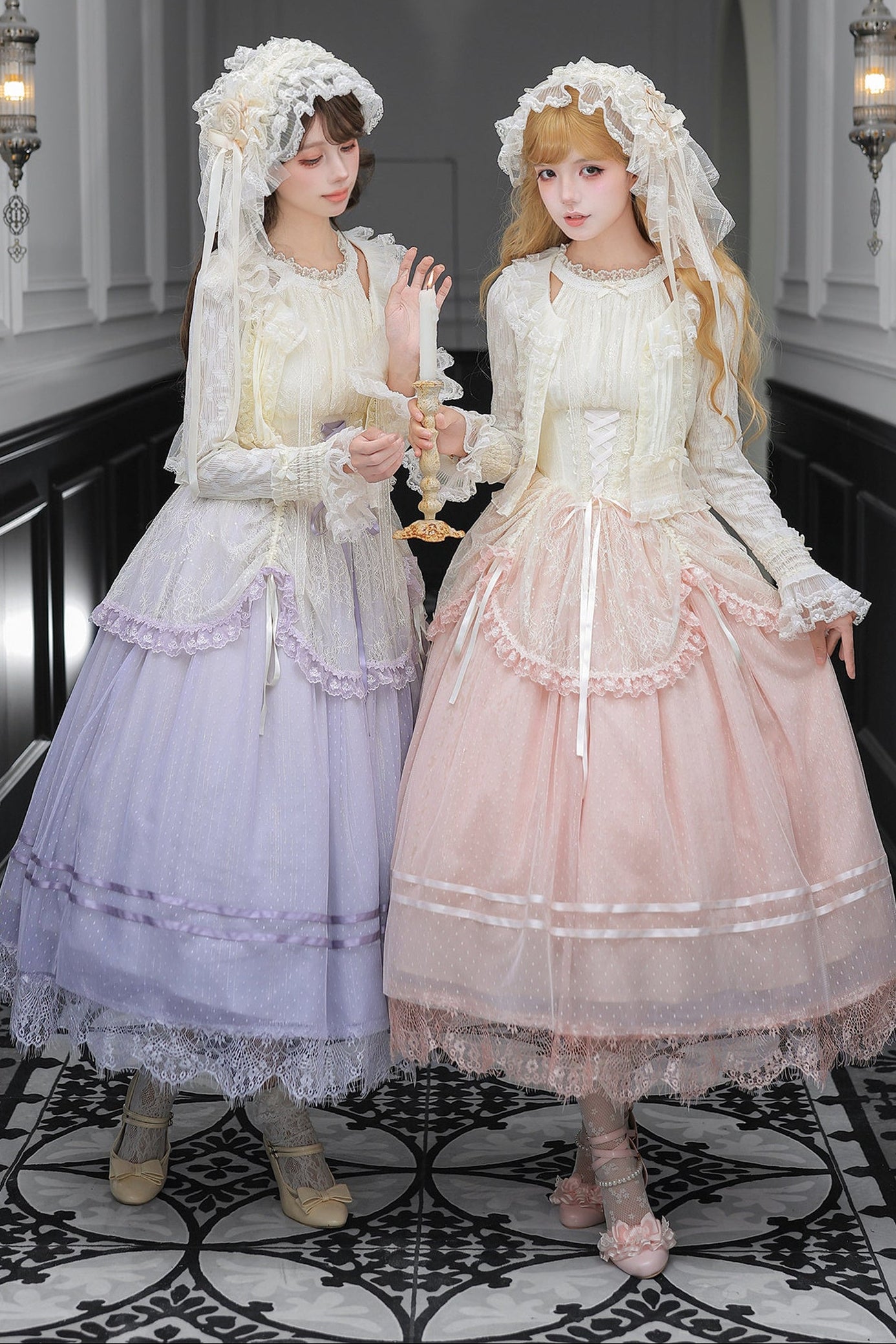 パステルツインプリンセスロリータドレス