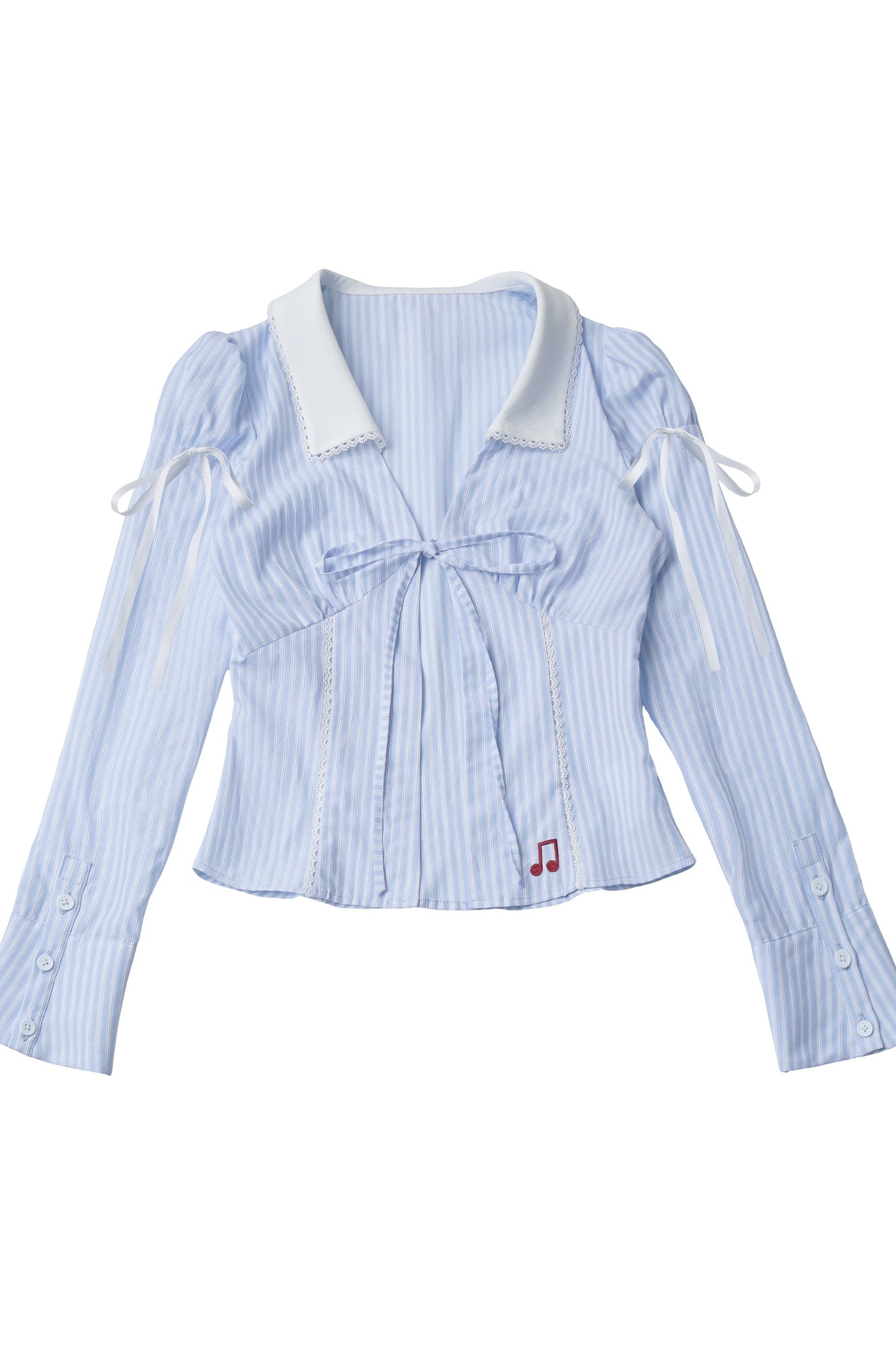 Vintage Strings Lace Double-Layered Suspender Dress Shirt Set-Up