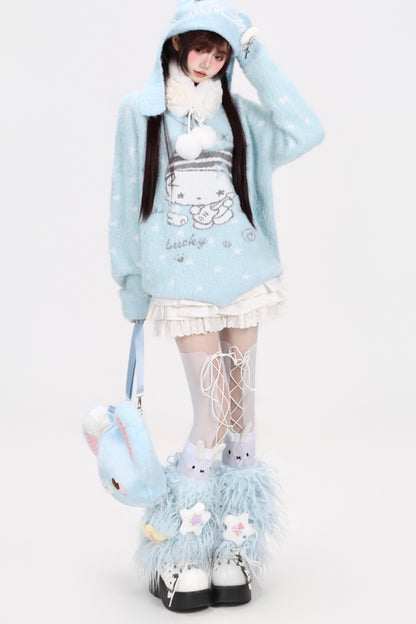 Cat Guitar Knit Sweater