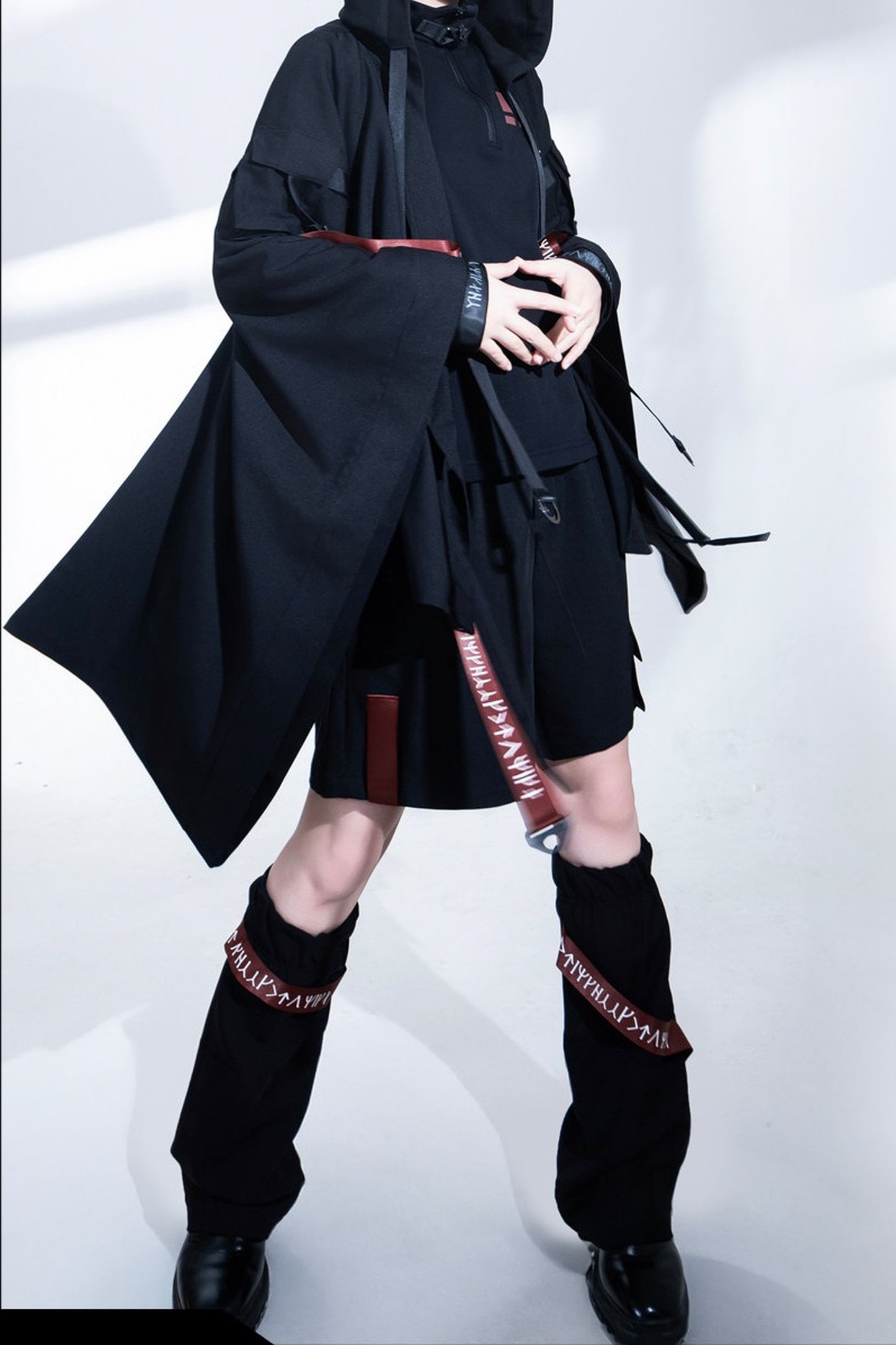 Wasteland Techwear Slim-Fit Pants+Leg warmers