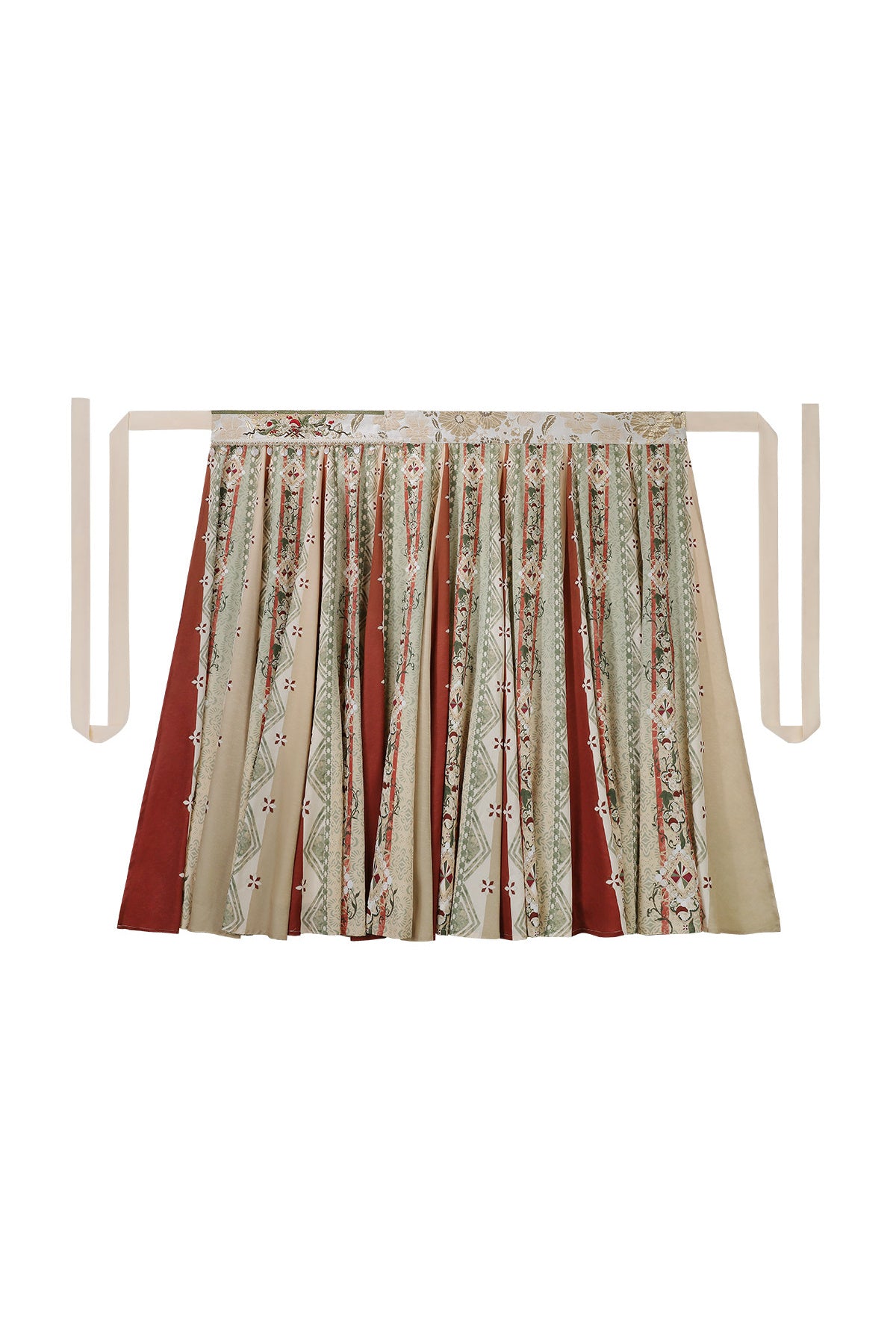 New Chinese Ethnic Top and Skirt Shawl Set-Up