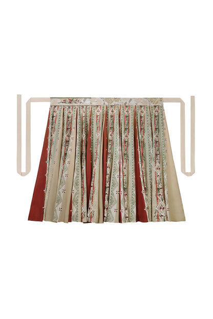New Chinese Ethnic Top and Skirt Shawl Set-Up