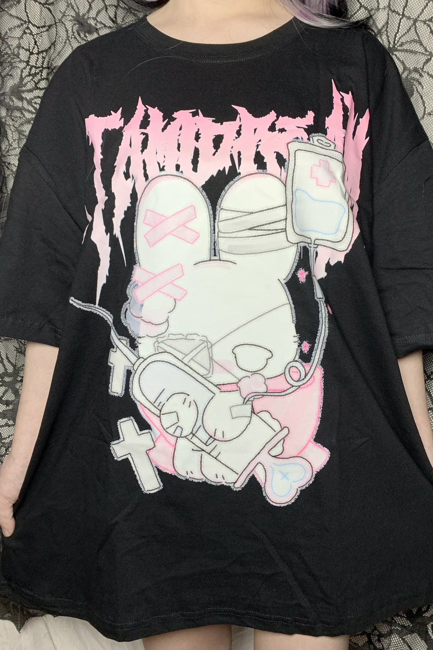 病みうさナースビッグTシャツ