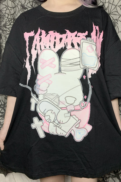 病みうさナースビッグTシャツ