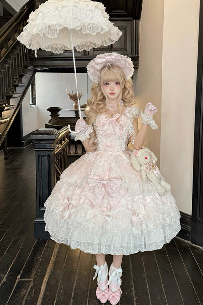 Light Floral Wedding Jsk Dress