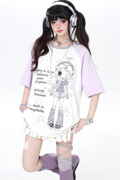 Subculture Dark Kawaii Loose T-Shirt
