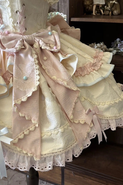 Robe crème style ballet