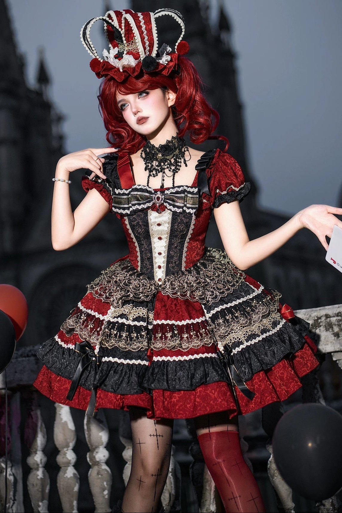 Robe Lolita boîte magique de rêve Reine des cœurs