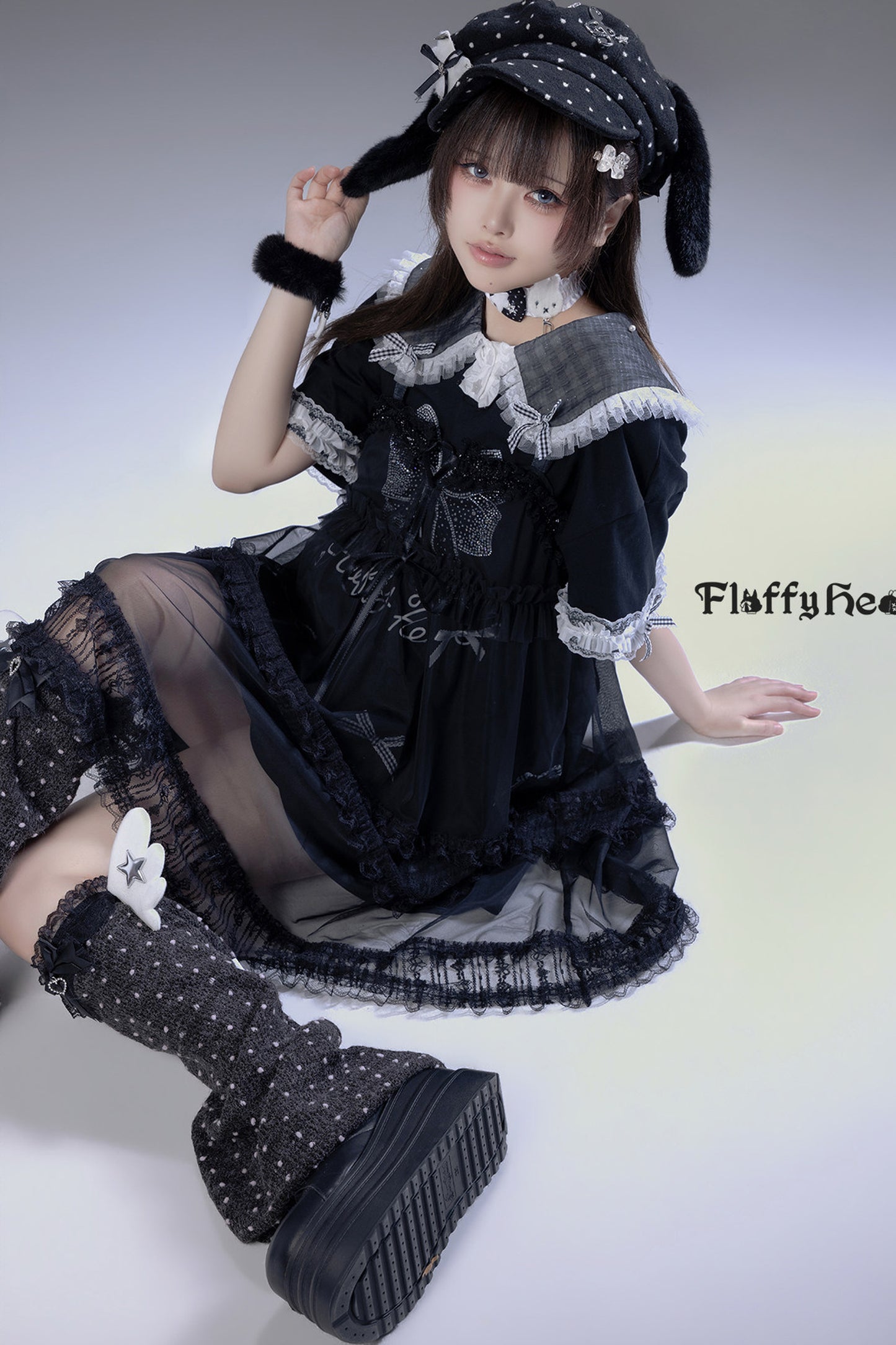 Dolly-Rüschenkleid eines schlafenden Engels