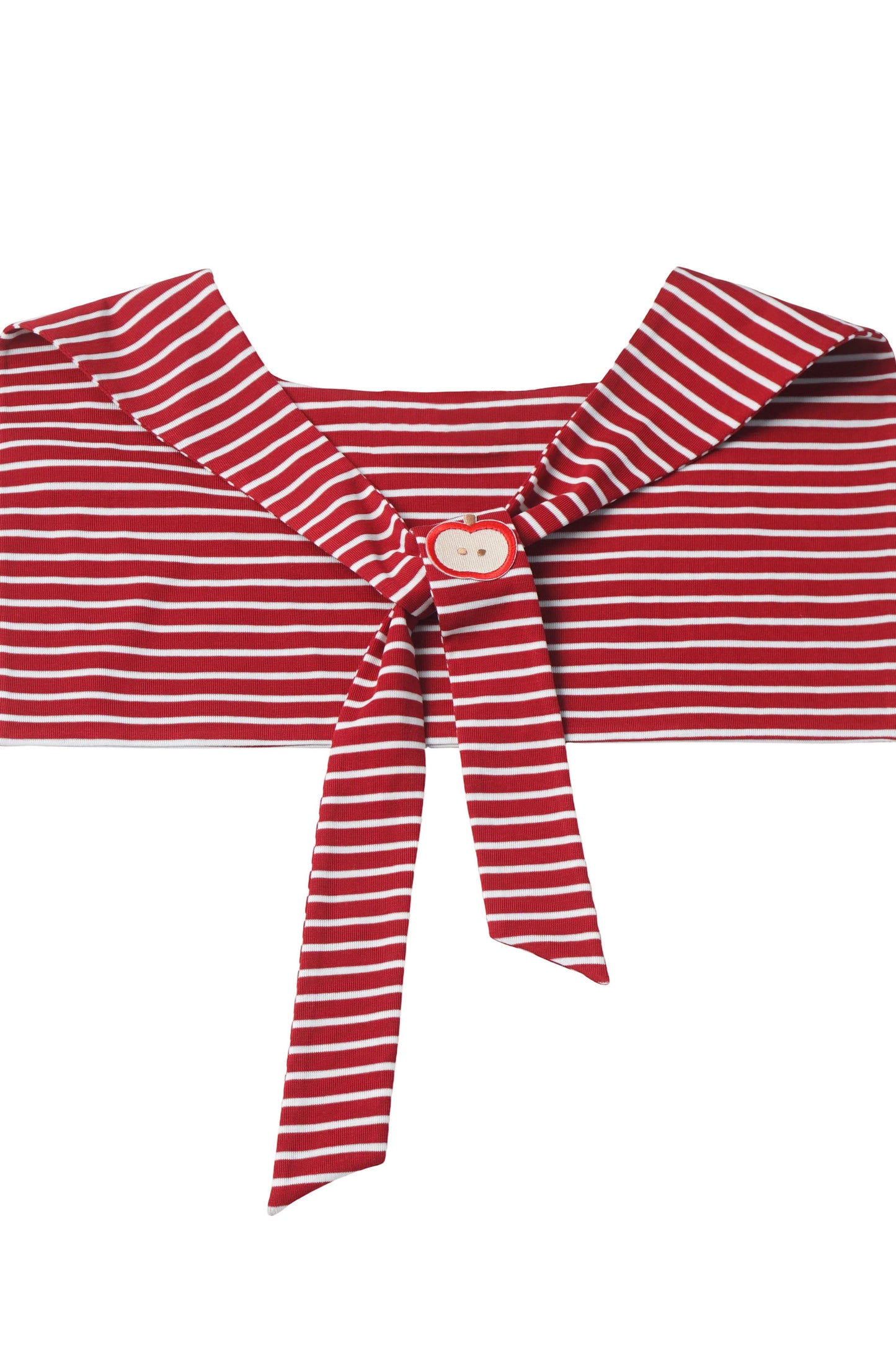 Apple Ribbon Balloon Pinafore Dress Set
