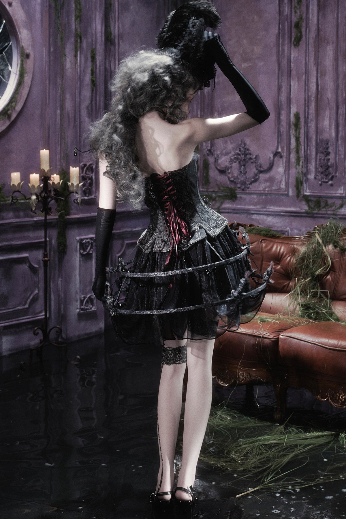 Gothic Soul-Catching Lantern Skirt