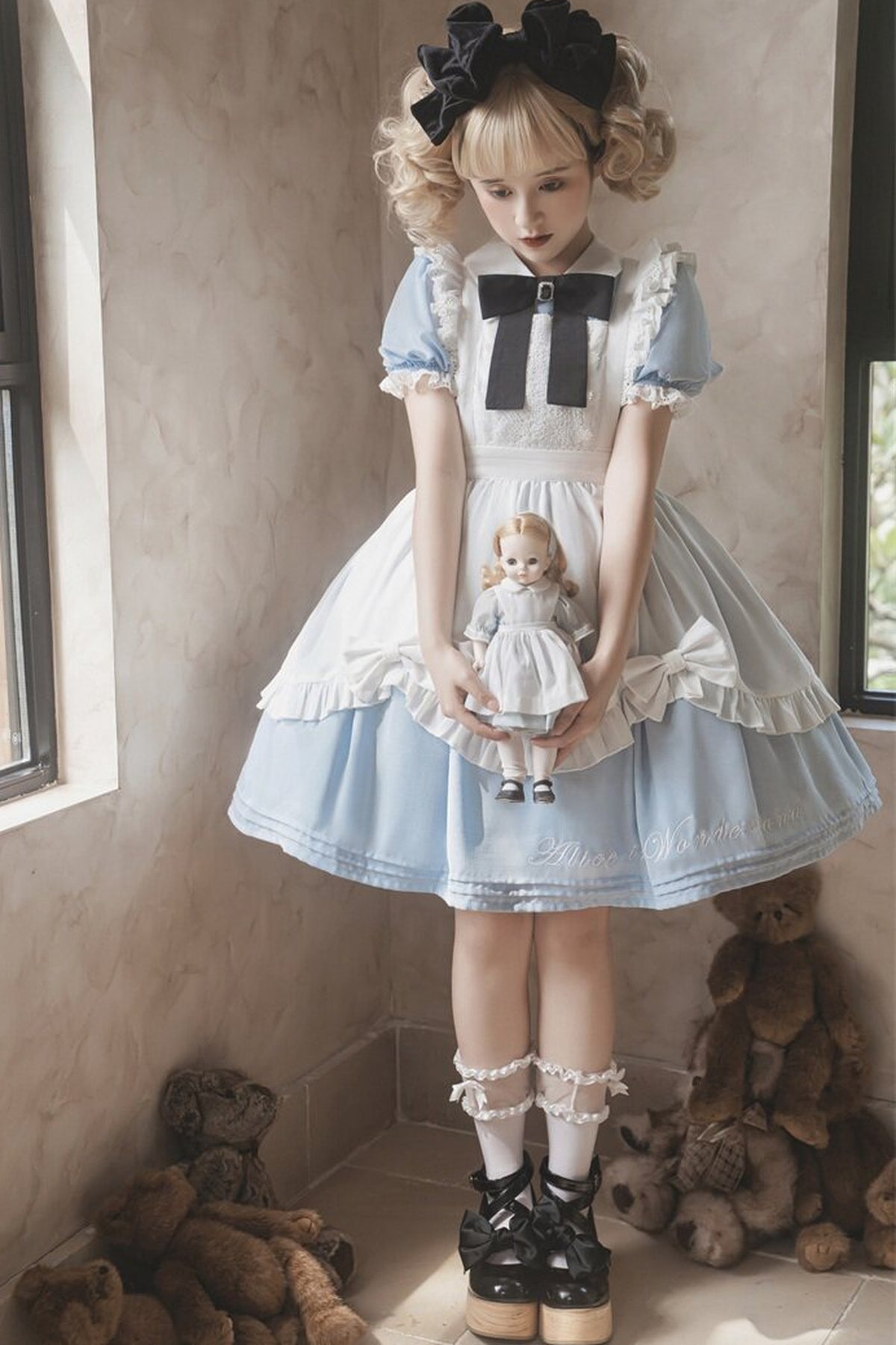 Wonderland Alice Short Sleeve One-Piece Dress