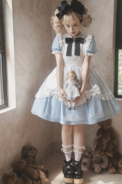 Wonderland Alice Short Sleeve One-Piece Dress