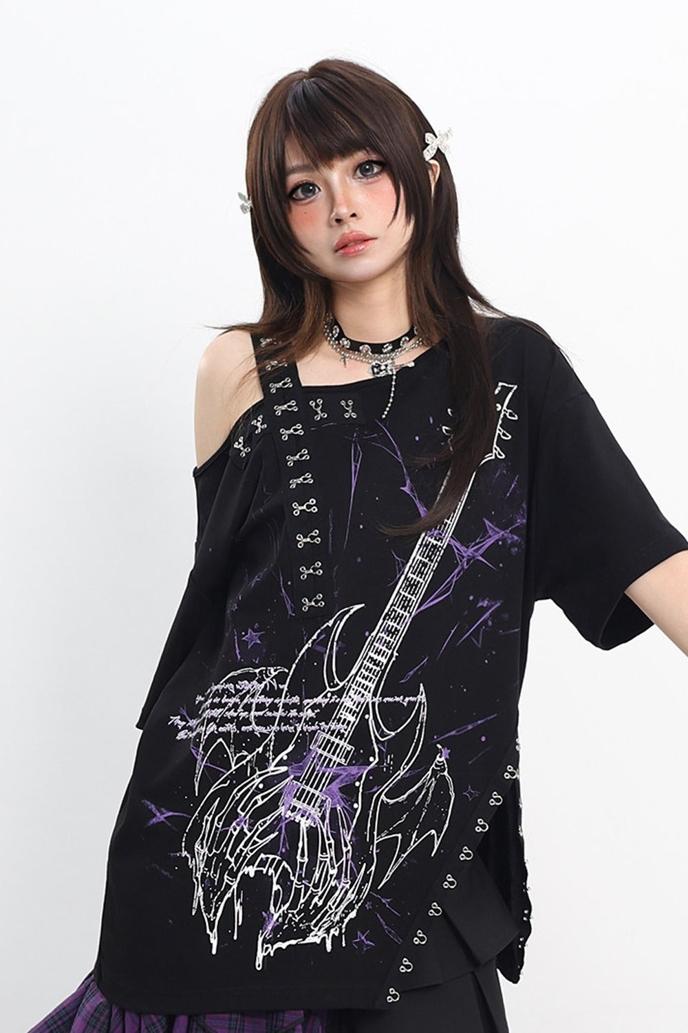 Cat Irregular Loose T-shirt