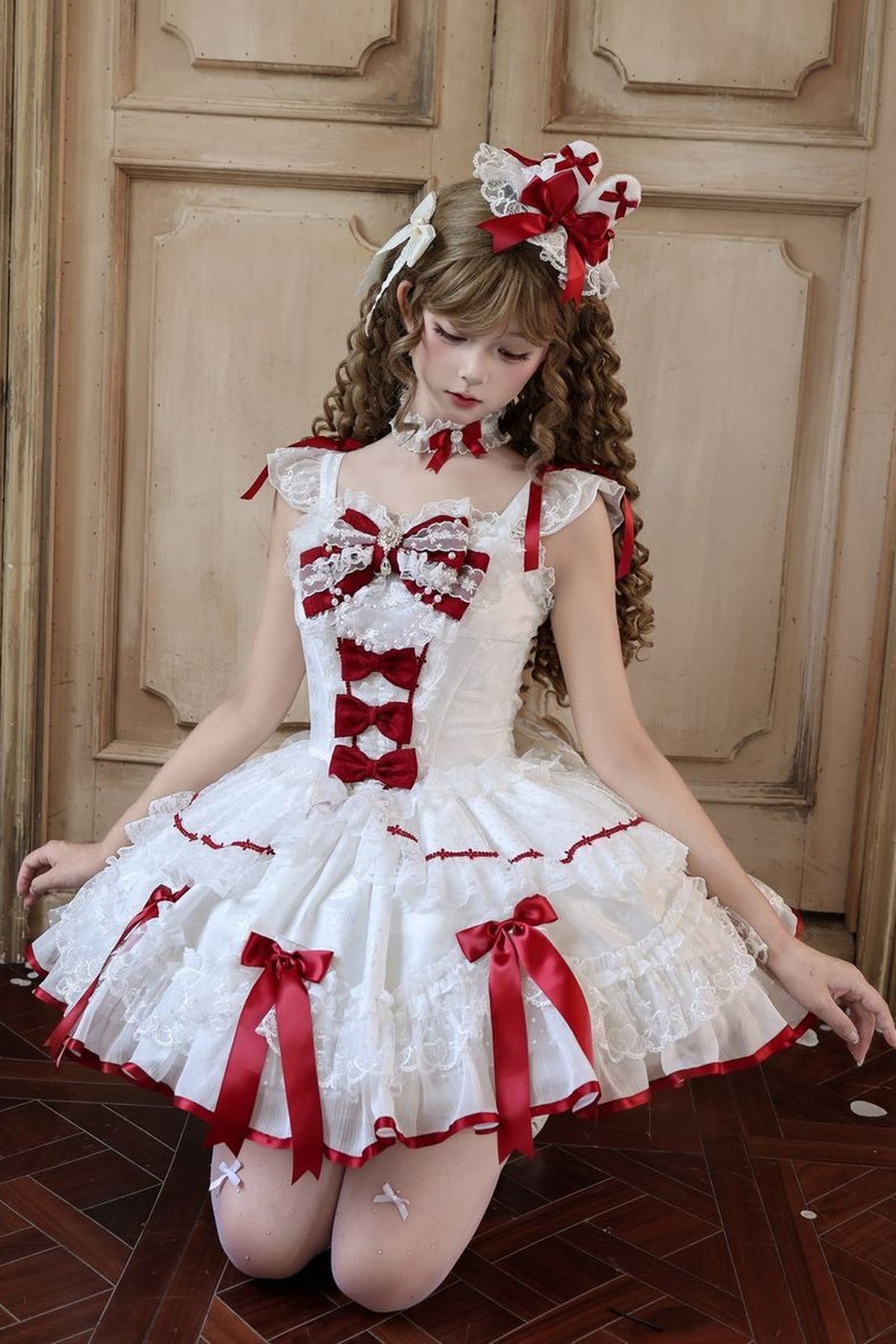 Ballet Lace Strap Dress
