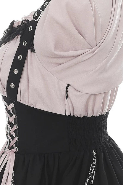 Heart Lock Long Sleeve Dress