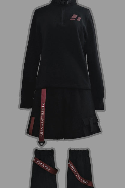 Wasteland Techwear Slim-Fit Pants+Leg warmers