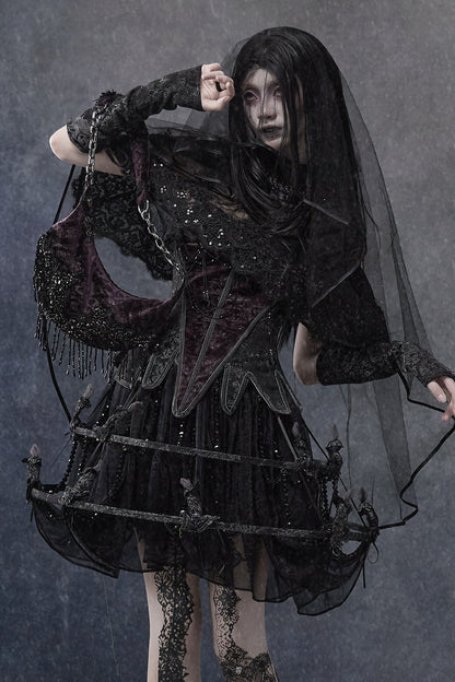 Gothic Soul-Catching Lantern Skirt