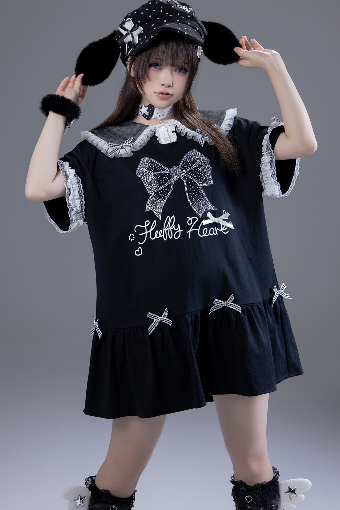 Dolly-Rüschenkleid eines schlafenden Engels