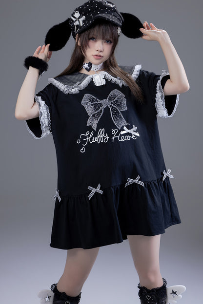 Dolly-Rüschenkleid eines schlafenden Engels