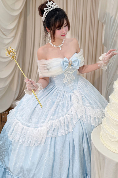 ブループリンセスロリータドレスセット