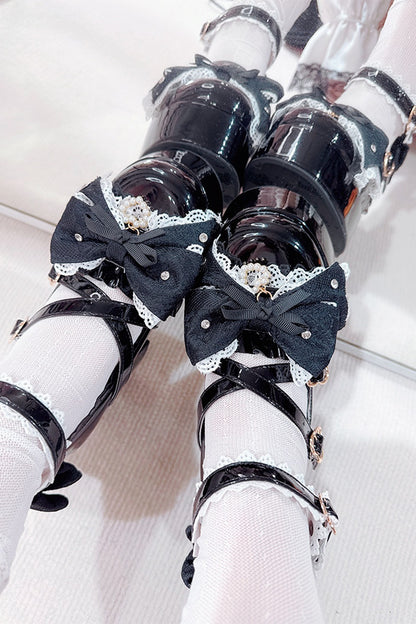 Lace-Up Bow-Knot High Heels