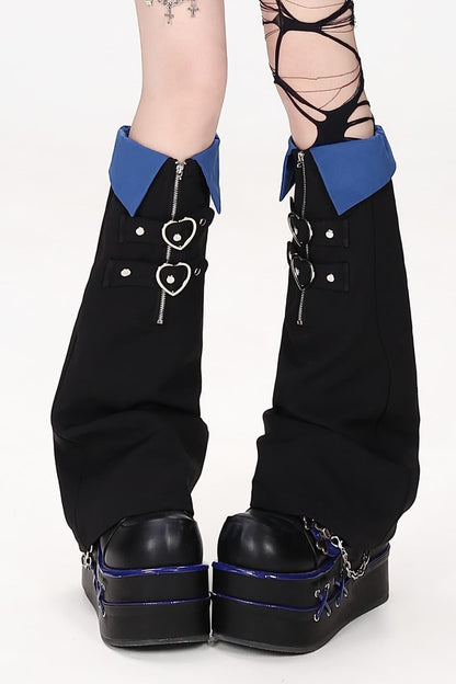 Rivet Color-Blocking Fluffy Cake Skirt