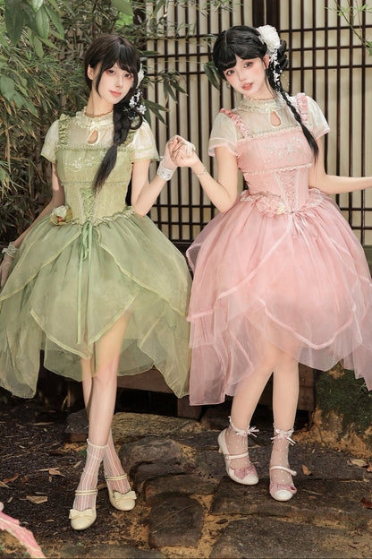 Robe de princesse chinoise romantique + accessoires