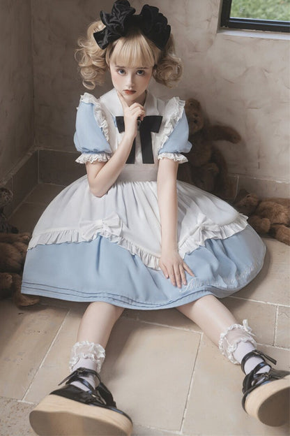 Wonderland Alice Short Sleeve One-Piece Dress