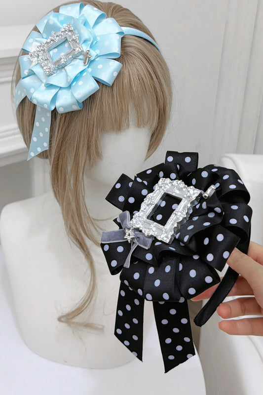 Haarreif mit Schleifen-Corsage